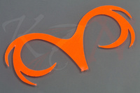 Pacchiarini Double Dragon Tails XL - Orange Fluo