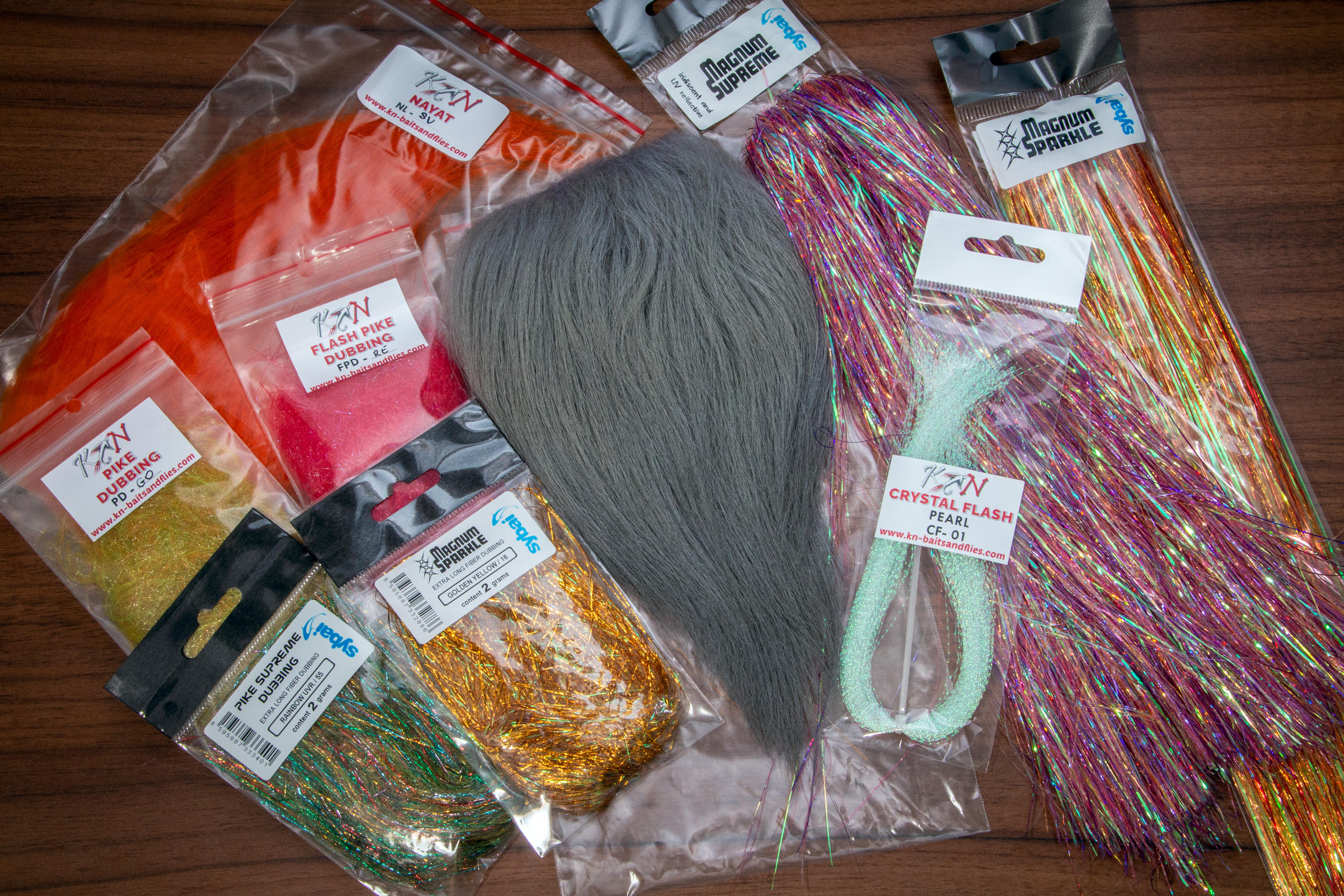 Pike fly tying materials