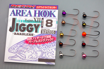 Decoy Trout Area jig hooks #8 with tungsten bead - 3.5mm, 0.40g, 5 pcs