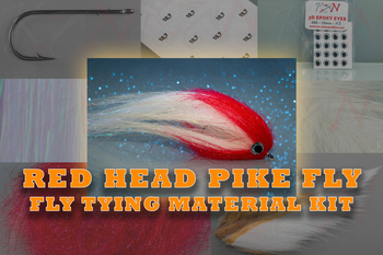 Fly Tying Kit - Red Head pike fly