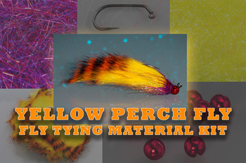 Fly Tying Kit - Yellow Perch Fly