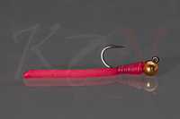 Jig nimfa Parkinson Squirmy Worm San Juan Red - NJ35 #12