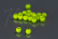 Główki Brass Beads Fluo Chartreuse