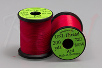 UNI Thread 8/0 72D Waxed 200 yds - Red