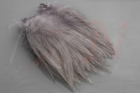 Hareline Strung Chinese Saddle Hackle 5-7 Inch Gray #165
