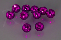 Tungsten Slotted Beads Metallic Purple