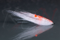 White Orange Shrimp Sea trout fly - MTM25