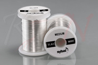 Płaski drut Sybai Flat Colour Wire Medium 16m - Silver