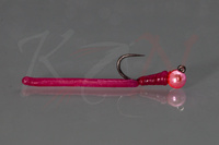 Jig nymph Squirmy Worm Bloodworm Red - NJ34 #12