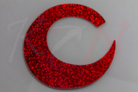 Pacchiarini Jumbo Wiggle Tails Wide - Holo Red