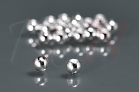 Brass Beads Pearl Silver