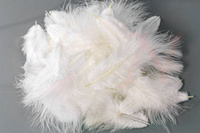 Pióra Marabuta Hareline Mini Marabou White