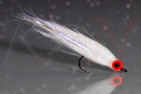 White spinning fly for perch #6