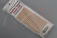 Syntetyczny Quill Hemingway's Synthetic Tapered Peacock Quill Transparent Tan