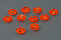 Dyski mosiężne KN Fly Brass Pro Sonic Disc 6mm fluo pomarańczowe