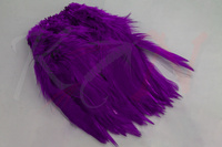 Pióra siodłowe koguta Hareline Strung Chinese Saddle Hackle 5-7 Inch Bright Purple #45