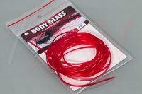 Hends Body Glass Half Round BGP-193 Red