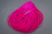 Hareline Crazy Legs - UV Fuchsia/Black Flake