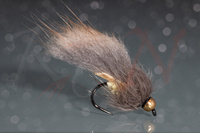 Micro Streamer Muskrat Gold #10
