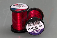 Hends Flat Color Wire Medium FWM03 Red Czerwony Płaski Drut