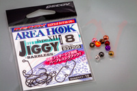 Decoy Trout Area jig hooks #6 with tungsten bead - 5.5mm, 1.28g, 5 pcs