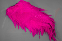 KN Fly Indianisches Rooster Saddle Patch Fluo Pink
