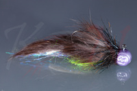 Jig Streamer Bullhead Koppenstreamer natürlich dunkel - MJ59-17 #1