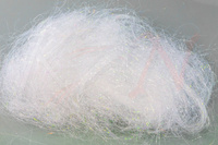 KN Fly Flash Pike Dubbing - White Pearl UVR