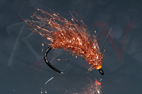 Kobberbassen fly (Copper Bully) - Seatrout Fly - MTM13