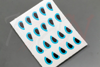 Pacchiarini Angry Predator Eyes 10mm - Light Blue