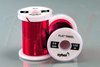 Lameta Sybai Flat Tinsel 0.8 mm - Red