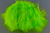 Federn Hareline Wooly Bugger Marabou Fluo Chartreuse