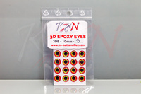 3D Epoxy Eyes 10mm - Bloody