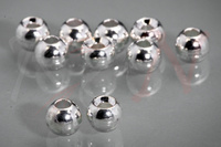 Regular Tungsten Round Beads Silver