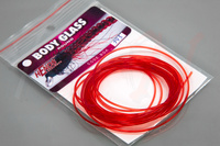 Hends Body Glass Round BGK-193 Red Czerwony