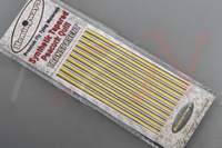 Syntetyczny Quill Hemingway's Synthetic Tapered Peacock Quill Transparent Yellow