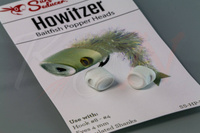 Surface Seducer Howitzer Baitfish Popper Heads White Small
