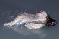 Jig Streamer Bullhead Koppenstreamer natürliches Silber - MJ57-35 #1