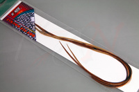 Trockenfliegen-Federn Hends Dry Fly hackle M (12-14 Haken) 35 Rusty natural