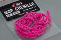 Hends Mop Chenille 3mm MOP41 Fluo Pink Mottled