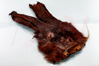 Hareline Dyed Hare's Mask Brown Hasenmaske
