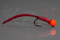 Parkinson Skin Jig Nymph RNJ09 #12 - 4.0mm fluo orange