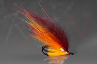 FF Double Hook Fly Gold&Brown #8
