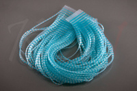 Hareline Chicone's Regular Crusher Legs - Blue Barred Clear