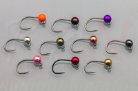 Jig hooks #8 with tungsten beads - 5.5mm, 1.45g, 5 pcs.