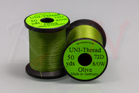 UNI Thread 8/0 72D Waxed - Olive