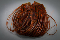 Hareline Crazy Legs - Brown/Orange Flake
