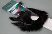Hends Zonkers Strip Rabbit Fur 4mm Z09 Black