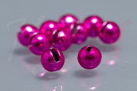 Tungsten Slotted Beads Metallic Pink