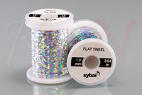 Sybai Flat Tinsel 1.0 mm - Holographic Silver